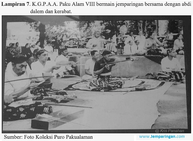 sejarah jemparingan Pakualaman